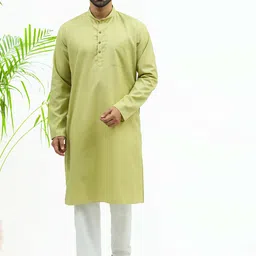 BLUESAANCHI Regular Kurta with Trousers-image-47