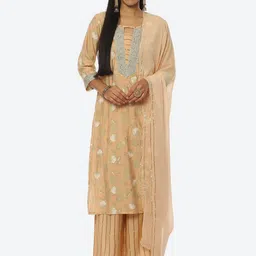 Rangriti Floral Printed Kurta with Palazzos & Dupatta-picture-1
