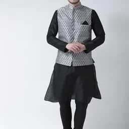DEYANN Regular Kurta with Pyjamas With Jacket-picture-1