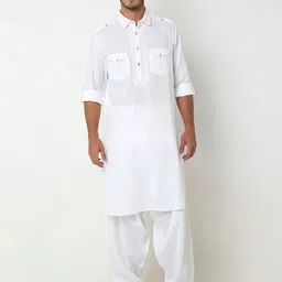Ethnicity Shirt Collar Pakistani Style Kurta With Sharara-picture-13