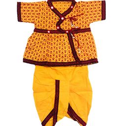 PK HUB Boys Printed Regular Kurta with Dhoti Pants-27
