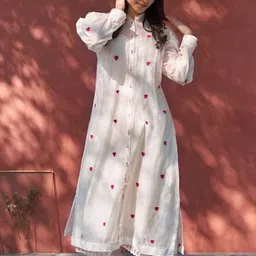KALINI Women Floral Printed Regular Pure Cotton Kurta with Palazzos-image-43