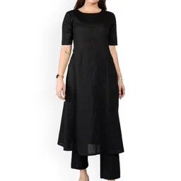 HOUSE OF JAMOTI Women Round Neck Kurta with Trousers-image-39