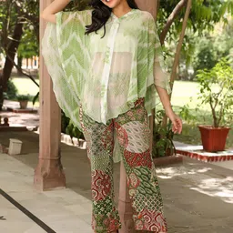 Thread & Button Printed Tunic with Trousers-picture-15