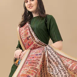 KALINI Women Striped Kurta with Trousers with Digital Print Dupatta-picture-2
