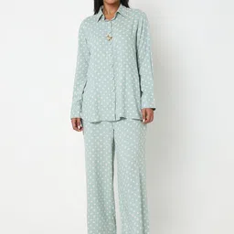 Ethnicity Printed Shirt Collar Full Sleeves Co-Ords-picture-26