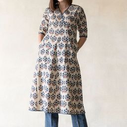 Shivaradhya Designers Women Printed Regular Pure Cotton Kurta with Trousers-image-23