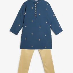 Campana Boys Printed Regular Kurta with Pyjamas-37