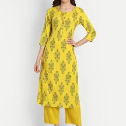 SUTI Ethnic Motifs Printed Kurta With Trousers-image-45