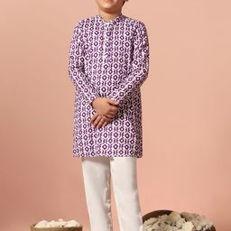 BAESD Boys Printed Regular Kurta with Pyjamas-19