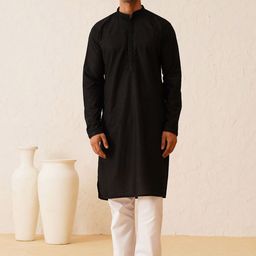SOJANYA Embroidered Regular Thread Work Pure Cotton Kurta with Churidar-43