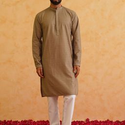 SOJANYA Embroidered Regular Thread Work Pure Cotton Kurta with Churidar-50