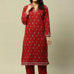 Rangriti Ethnic Motifs Printed Regular Kurta with Palazzos-32