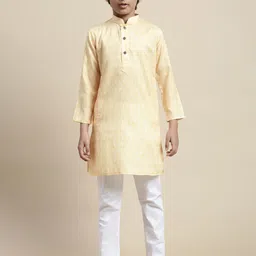 Sanwara Boys Ethnic Motifs Printed Regular Kurta With Pyjamas-14