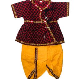 PK HUB Boys Printed Regular Kurta with Dhoti Pants-20