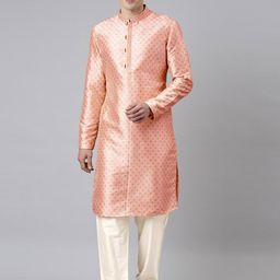 TheEthnic.Co Ethnic Motif Printed Mandarin Collar Kurta With Churidar-picture-35