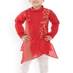 BAESD Boys Ethnic Motifs Printed Regular Kurta with Churidar-31