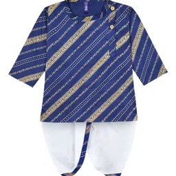 BAESD Boys Ethnic Motifs Printed Regular Kurta with Dhoti Pants-56
