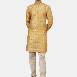 Wintage Men Beige Kurta with Churidar-image-33