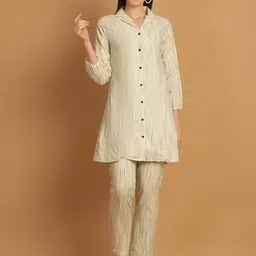 Enchanted Drapes Printed Pure Cotton Top with Trousers-picture-22