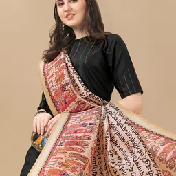 KALINI Striped Kurta with Trousers with Digital Print Dupatta image 2
