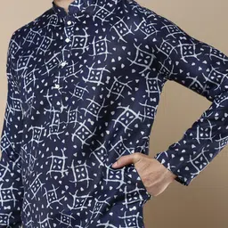 Anouk Men Printed Regular Kurta with Patiala image 4