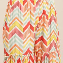 SHOWOFF Chevron Printed Top With Palazzos And Shrug image 3