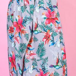 Vishudh  Womens Kaftan Kurta With Printed Dhoti Pants image 5