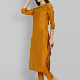 Mera Rang Keyhole Neck Kurta With Trouser image 5