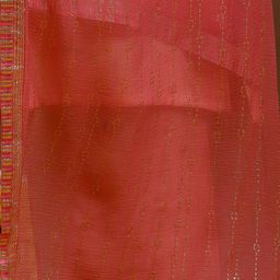 Gerua By Libas Floral Yoke Design Regular Sequinned Straight Kurta With Trousers & Dupatta image 5