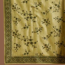 Libas Green Embroidered Sequinned Kurta with Trousers & With Dupatta image 4