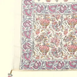 Anouk Ethnic Motifs Printed Regular Pure Cotton Kurta with Trousers & With Dupatta image 5