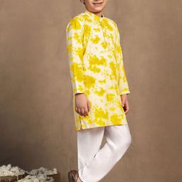 BAESD Boys Printed Regular Kurta with Pyjamas image 5