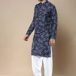 Anouk Men Printed Regular Kurta with Patiala image 5
