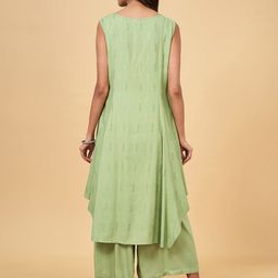 YU by Pantaloons Self Design Tunic With Palazzos image 4