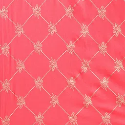 SHOWOFF Printed Thread Work Foil Kurta with Palazzos & Dupatta image 2