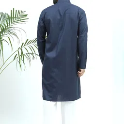 BLUESAANCHI Men Regular Kurta with Pyjamas image 4