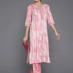 Libas Printed Regular Kurta with Trouser-image-24