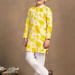 BAESD Boys Printed Regular Kurta with Pyjamas image 3
