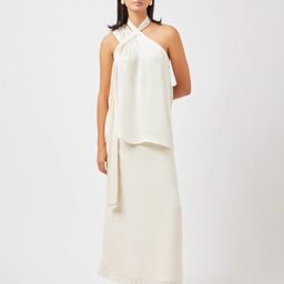 Contemponari Halter Neck Sleeveless Camille Top With Leia Shirt-image-15