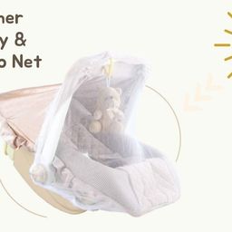 JoyRide Comfy Nest Multi-Purpose Baby Cot, 12 Ways to Use - Carry Cot, Rocker, Bouncer, Baby Seat, Car Seat, Storage Box, Swing, Music, Mosquito Net, 0-14 Months image 3