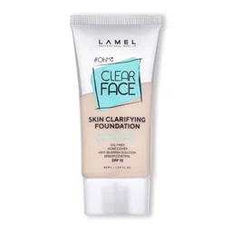 LAMEL OhMy Clear Face Skin Clarifying Foundation SPF15 with Tea Tree 40ml - Soft Beige 401 image 4