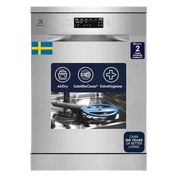 Electrolux UltimateCare 700 14 Place Settings Free Standing Dishwasher with 8 Wash Programs (Stainless Steel)-image-50