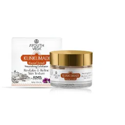 Ayouthveda Kunkumadi Face Scrub with Walnut Finest Kashmiri Saffron & Sunflower-picture-33
