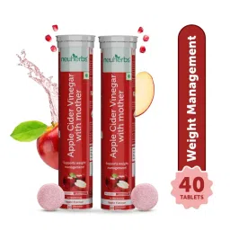Neuherbs Apple Cider Vinegar with Mother Effervescent Tablets for Weight Loss Managenent-picture-27