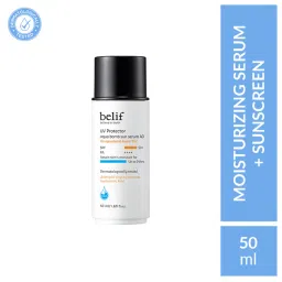 belif UV Protector Aqua Bomb Vegan Korean Face Sunscreen Serum SPF50+ with Niacinamide,No White Cast-picture-3