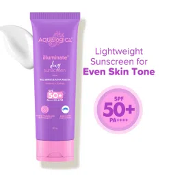 Aqualogica Illuminate+ Dewy Lightweight Sunscreen Gel SPF 50+ PA++++ for All Skin Types-picture-2
