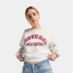 converse Heritage Cropped Crewneck Sweatshirt women's sweatshirt-picture-8