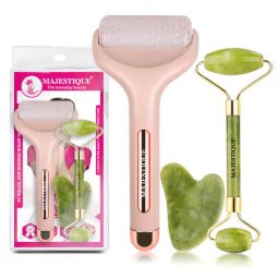 Majestique Face Massage Kit With Ice Roller, Jade Massager And GuaSha-picture-36
