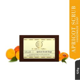 Khadi Natural Apricot Scrub Soap Deep cleanses skin-picture-38